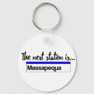 The Next Station is...Massapequa Key Ring
