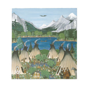 The Nez Perce ~ Wallowa Lake Notepad