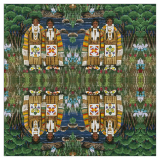 The Nez Perce Woman Fabric