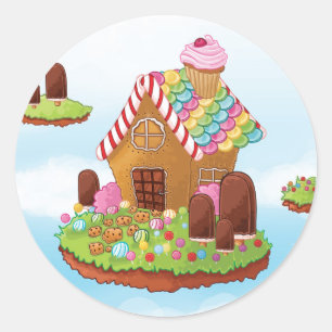 The Nibbled house Classic Round Sticker