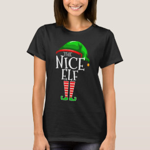 The Nice Elf Group Matching Family Christmas  T-Shirt