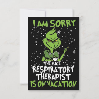 The Nice Respiratory Therapist Card