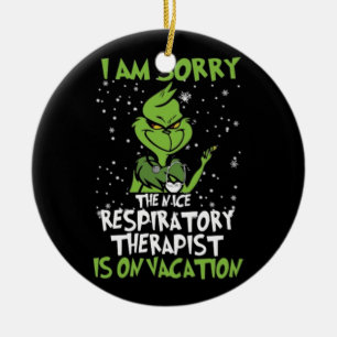 The Nice Respiratory Therapist Ceramic Tree Decoration