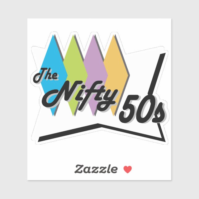 The Nifty 50s Diner Sign (Sheet)