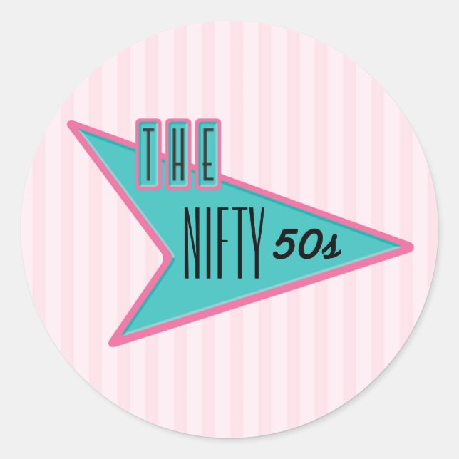 The Nifty 50s Sticker (Front)