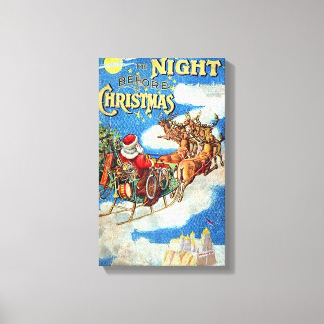 The Night Before Christmas Canvas Print (Front)