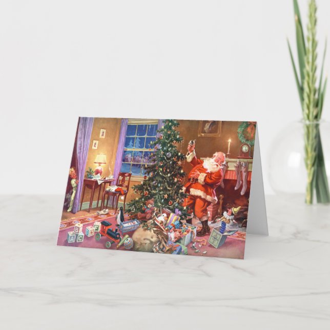 THE NIGHT BEFORE CHRISTMAS HOLIDAY CARD (Front)