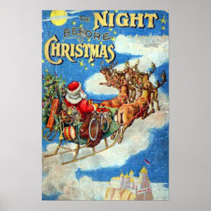 The Night Before Christmas Poster