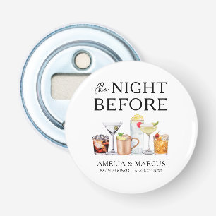 The Night Before Couple's Rehearsal Dinner Bottle Opener
