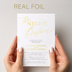 The night before gold script rehearsal dinner