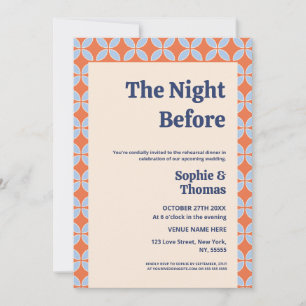 The Night Before Rehearsal Dinner Invitation