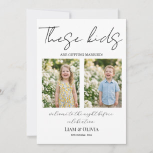The Night Before Rehearsal Dinner  Invitation