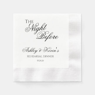 The Night Before Rehearsal Dinner Napkin