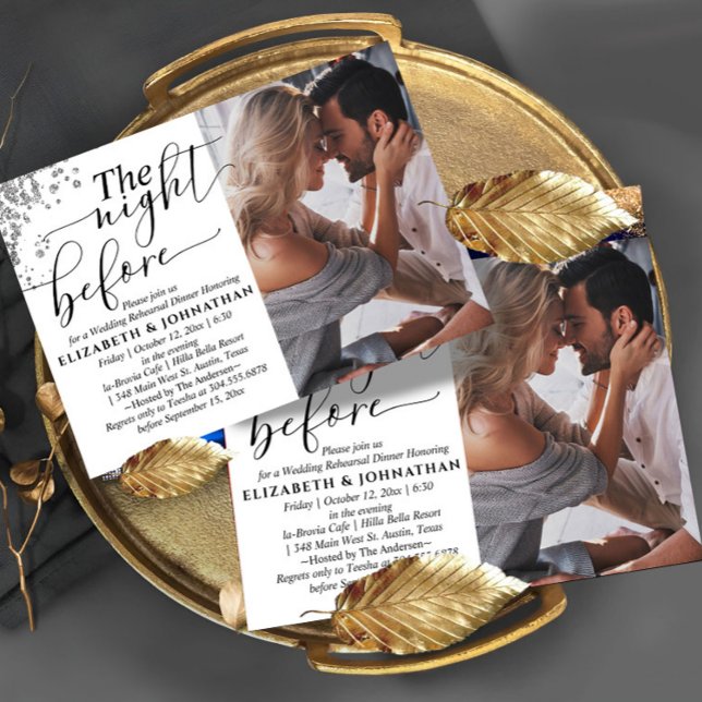 The Night Before Rehearsal Dinner Photo Invitation (Creator Uploaded)