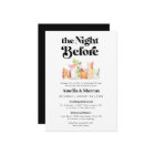 The Night Before Retro Couple's Rehearsal Dinner