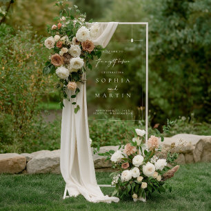 The Night Before Wedding Acrylic Welcome Sign