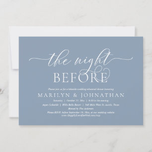 The Night Before, Wedding Rehearsal Dinner Invitation