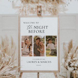 The Night Before Wedding Rehearsal Dinner Poster