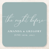 The Night Before Wedding Rehearsal Dinner Welcome