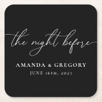 The Night Before Wedding Rehearsal Dinner Welcome