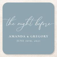 The Night Before Wedding Rehearsal Dinner Welcome