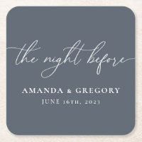 The Night Before Wedding Rehearsal Dinner Welcome
