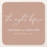 The Night Before Wedding Rehearsal Dinner Welcome