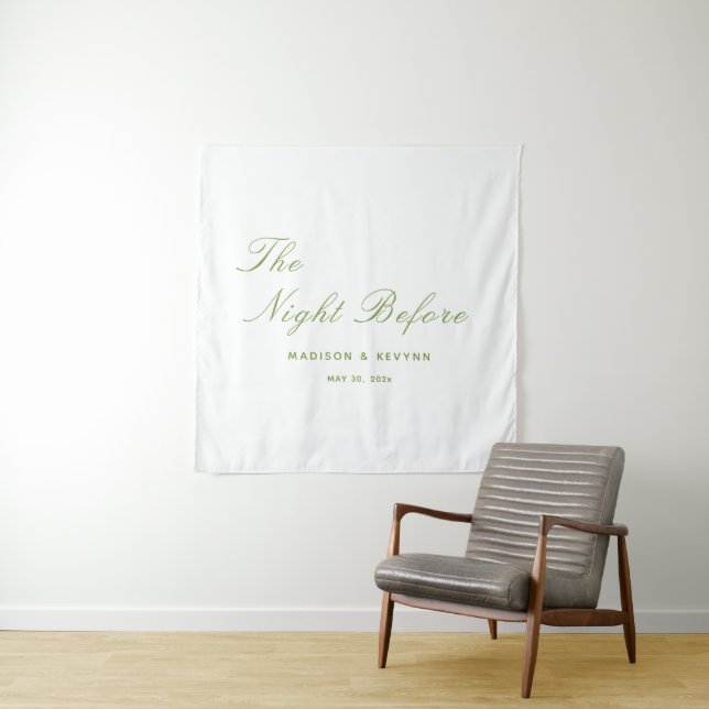 The Night Before  Wedding Tapestry (In Situ)