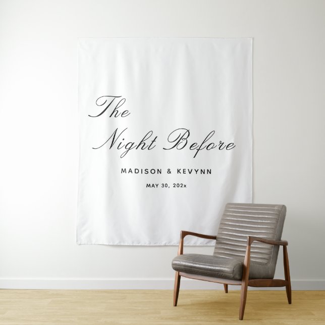 The Night Before  Wedding Tapestry (In Situ)