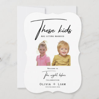 The Night Before With Photo Invite, These Kids Are Invitation