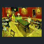The Night Cafe by Vincent van Gogh Poster<br><div class="desc">The Night Cafe,  fine art painting by Vincent van Gogh</div>