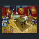 The Night Cafe | Van Gogh | Poster<br><div class="desc">The Night Cafe is a 1888 painting by Vincent van Gogh.</div>