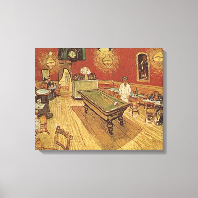 The Night CAfe ~ Vincent van Gogh Canvas Print (Front)