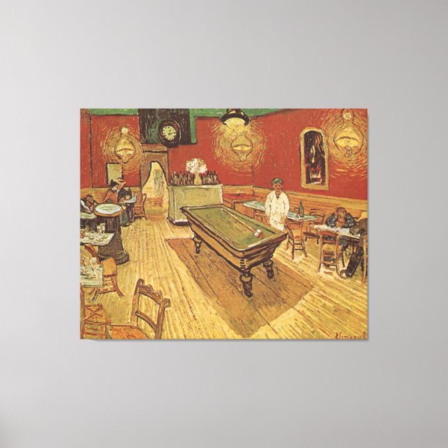 The Night CAfe ~ Vincent van Gogh Canvas Print (Front)