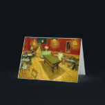 The Night Cafe Vincent Van Gogh Card<br><div class="desc">The Night Cafe original painting by Vincent Van Gogh.</div>