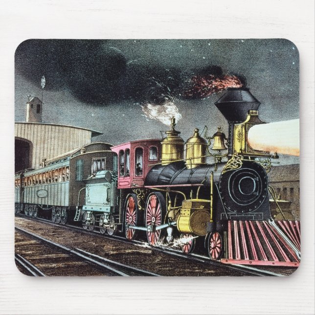 The Night Express: The Start Mouse Mat (Front)