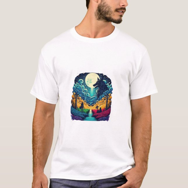 The Night Is Dark T-Shirt (Front)