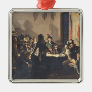 The Night of the 8th and 9th Thermidor Metal Tree Decoration