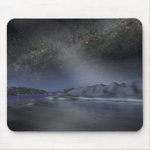 The night sky from a hypothetical alien planet 2 mouse mat