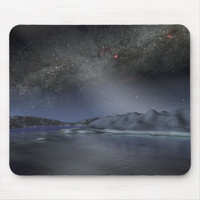 The night sky from a hypothetical alien planet 2 mouse mat (Front)