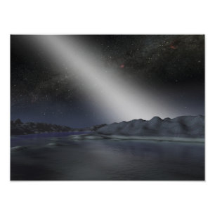 The night sky from a hypothetical alien planet photo print