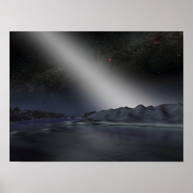 The night sky from a hypothetical alien planet poster (Front)