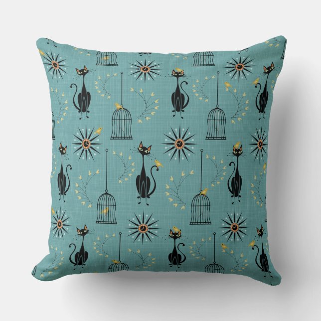 The Night the Bird Escaped Cushion (Front)