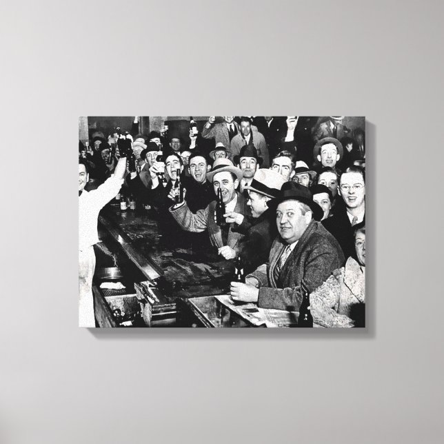 The Night The Prohibition Ended Canvas Print (Front)