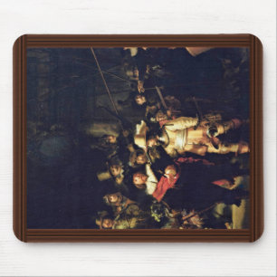 The Night Watch Detail By Rembrandt Harmensz. Van Mouse Mat
