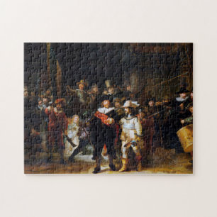 The Night Watch, Rembrandt, 1642 Jigsaw Puzzle