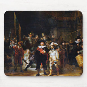 The Night Watch, Rembrandt, 1642 Mouse Mat
