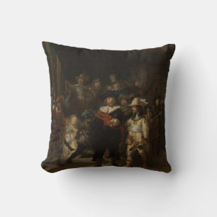 The Night Watch Rembrandt Baroque Masterpiece Cushion