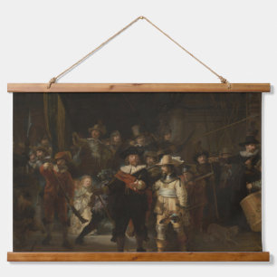 The Night Watch Rembrandt Baroque Masterpiece Hanging Tapestry