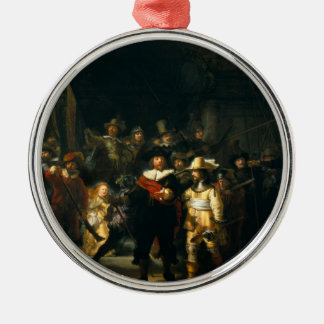 The Night Watch - Rembrandt Metal Tree Decoration